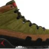 Air Jordan 9 Retro Boot NRG "MILITARY BROWN/LEGION GREEN"