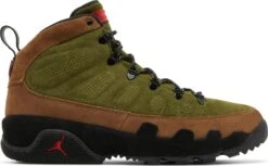 Air Jordan 9 Retro Boot NRG "MILITARY BROWN/LEGION GREEN"