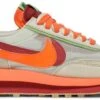 Nike LD Waffle "SACAI/CLOT/NET ORANGE BLAZE"