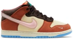 Nike Dunk Mid "SOCIAL STATUS/FREE LUNCH CHOCOLATE MILK"